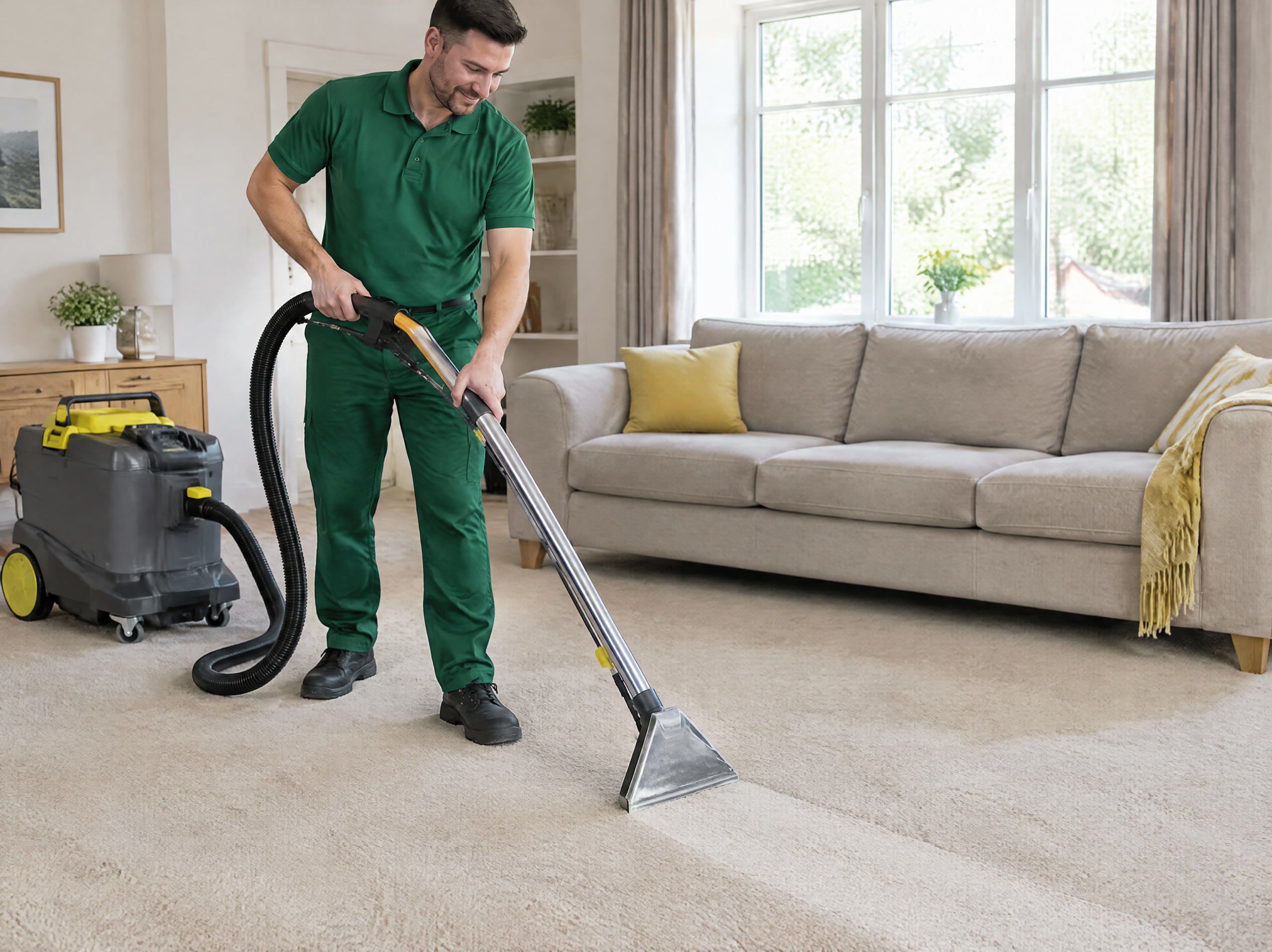 Professional carpet cleaning
